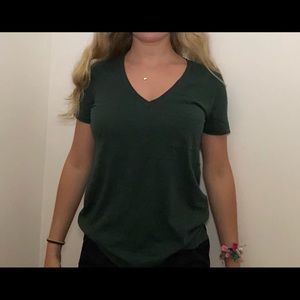 basic green t shirt